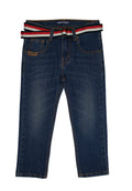 Basic Denim Pants Gold Thread