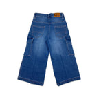 Girls Denim Wide Leg Cargo Pants - SAMPLE (Copy)
