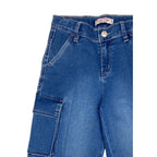 Girls Denim Wide Leg Cargo Pants - SAMPLE (Copy)