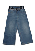 BOYS RWB DENIM BASIC BAGGY PANTS