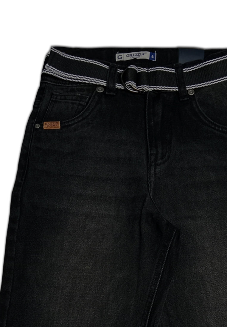 BOYS DENIM BASIC STRAIGHT PANTS