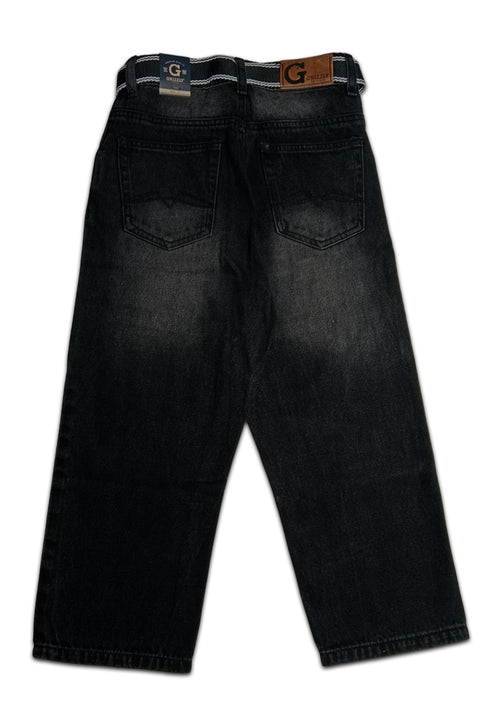 BOYS DENIM BASIC STRAIGHT PANTS