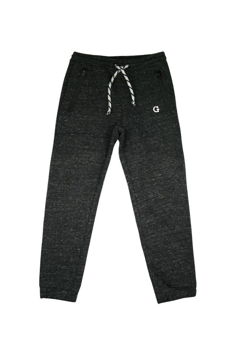 Terry Jogger Pants w/ cord w/ logo embro, pkt w/ zipper & 1 patch pkt