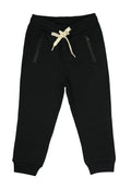 Jogger Pants 2x2 waistband & cuff w/ cord pocket w/ zipper & 1 patch pocket