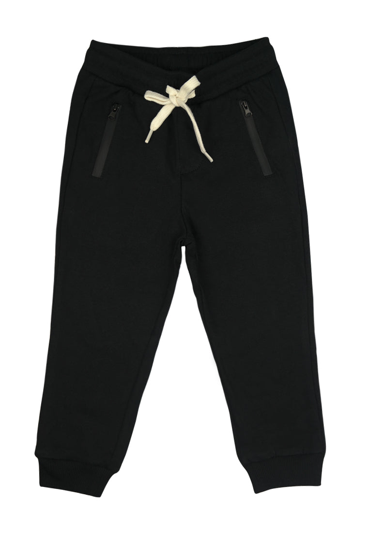 Jogger Pants 2x2 waistband & cuff w/ cord pocket w/ zipper & 1 patch pocket