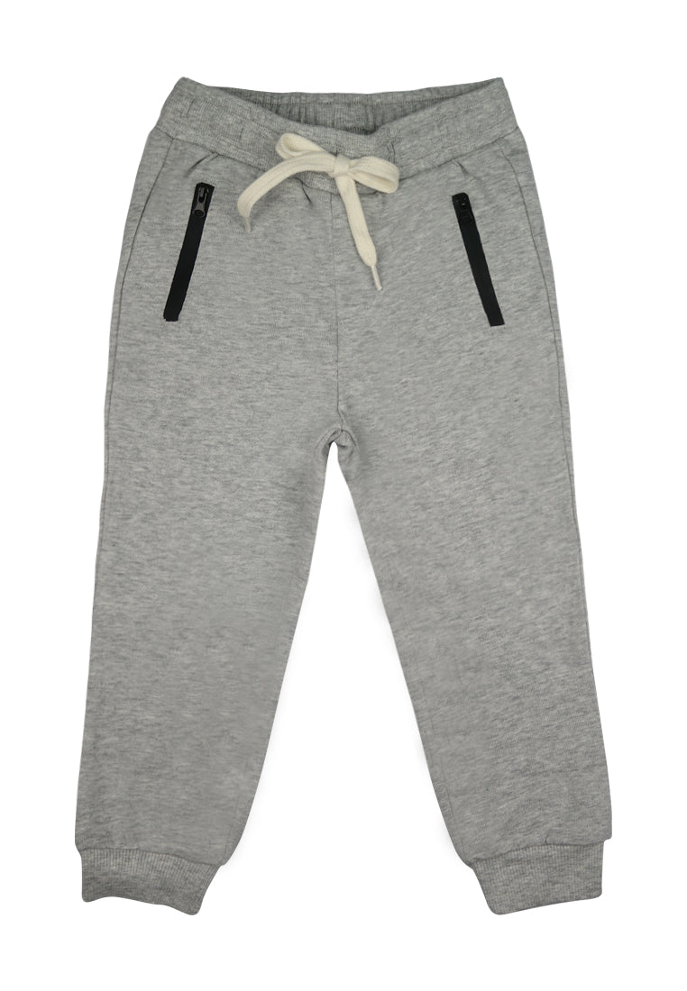 Joggers Pants 2x2 waistband & cuff w/ cord pocket w/ zipper & 1 patch pocket