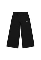 GIRLS TERRY BACK GARTERIZED WIDE LEG JEANS