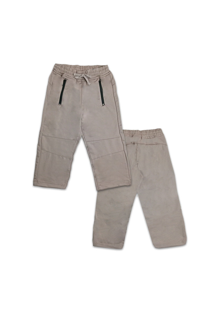 TODDLER BOYS GARTERIZED COTTON PANTS