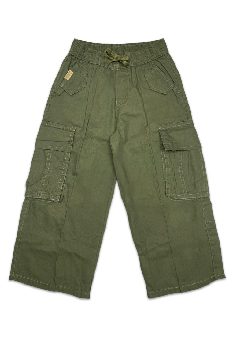 BOYS TWILL BAGGY CARGO PANTS
