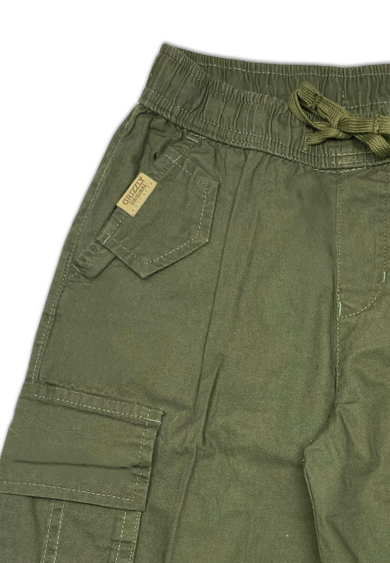 BOYS TWILL BAGGY CARGO PANTS