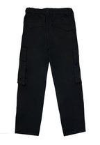 BOYS TWILL BACK GARTER CARGO STRAIGHT PANTS
