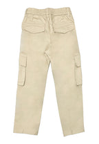 BOYS TWILL BACK GARTER CARGO STRAIGHT PANTS