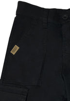 BOYS TWILL BACK GARTER CARGO STRAIGHT PANTS