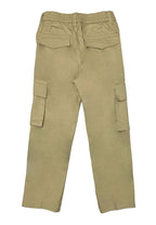 TODDLER BOYS TWILL BACK GARTER CARGO STRAIGHT PANTS