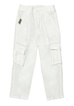 TODDLER BOYS TWILL BACK GARTER CARGO STRAIGHT PANTS