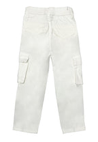TODDLER BOYS TWILL BACK GARTER CARGO STRAIGHT PANTS