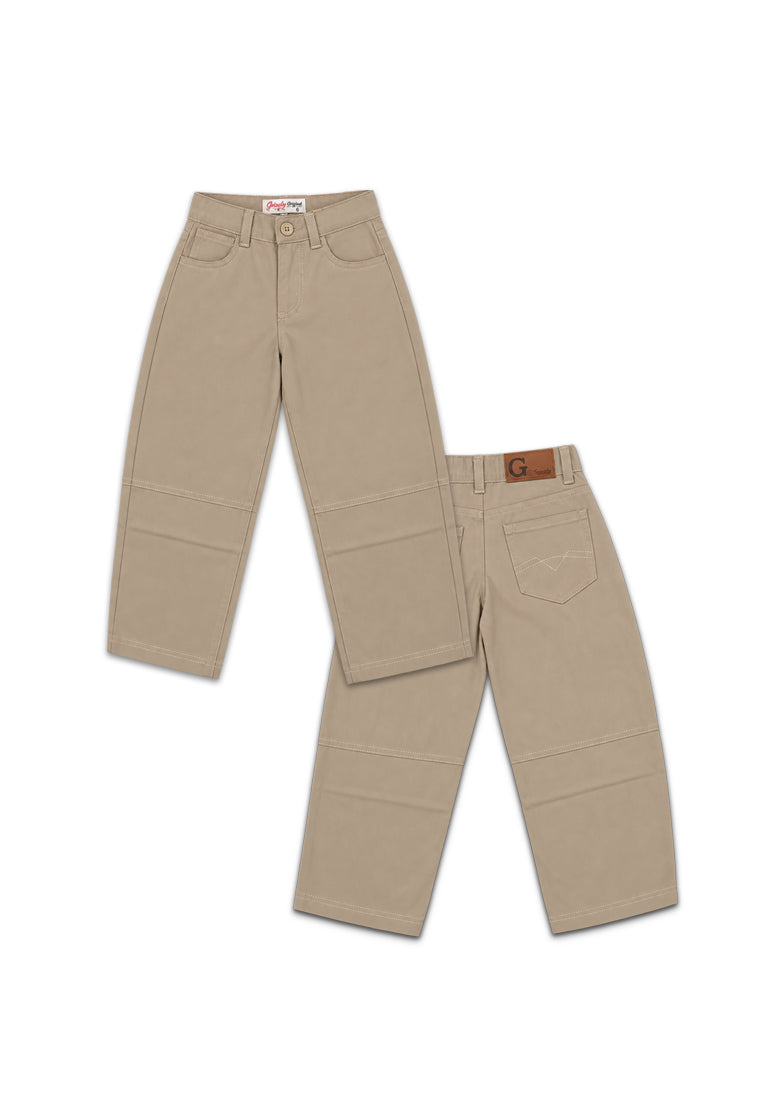 GIRLS TWILL RWB BALLOON PANTS