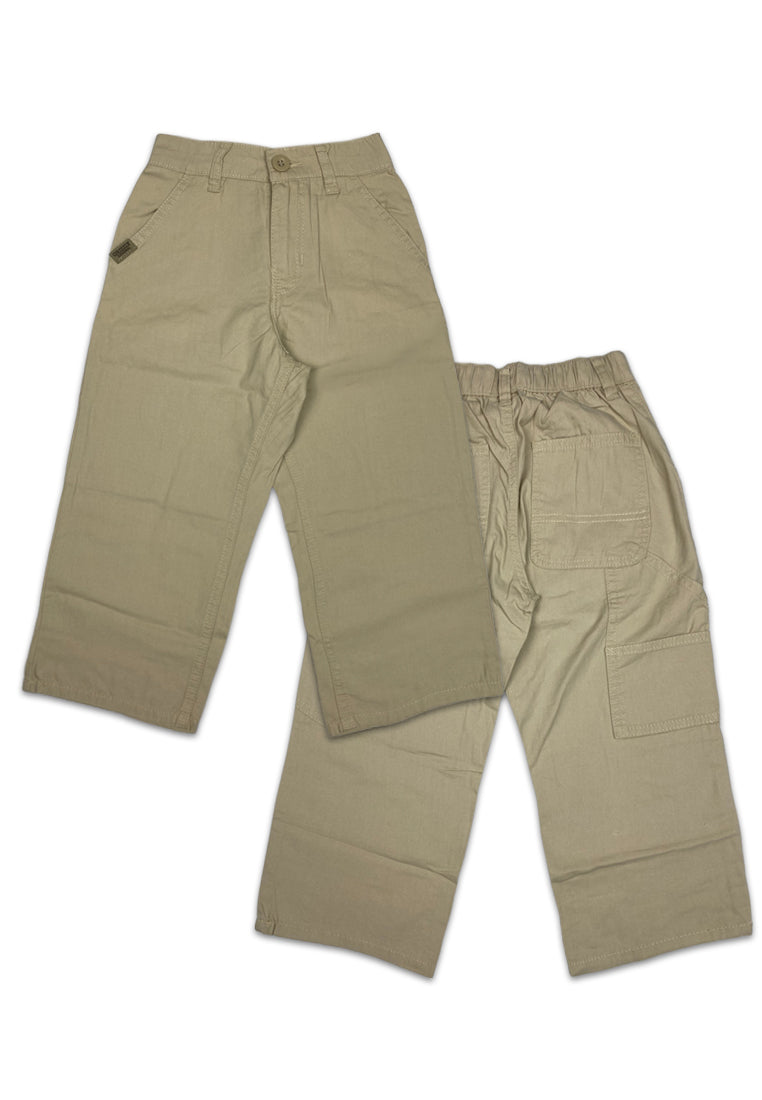 TODDLER BOYS TWILL BACK GARTER STRAIGHT FIT CARPENTERS  PANTS