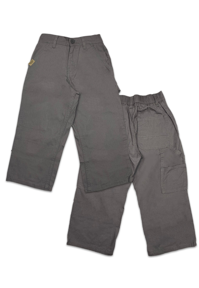 BOYS TWILL BACK GARTER STRAIGHT FIT CARPENTERS PANTS