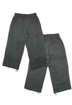 TODDLER BOYS BAGGY CARGO PANTS W/ HEM ADJUSTER
