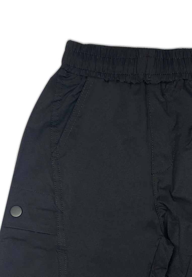 TODDLER BOYS BAGGY CARGO PANTS W/ HEM ADJUSTER