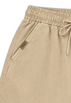 TODDLER BOYS TWIL GARTERIZED CARGO BAGGY PANTS