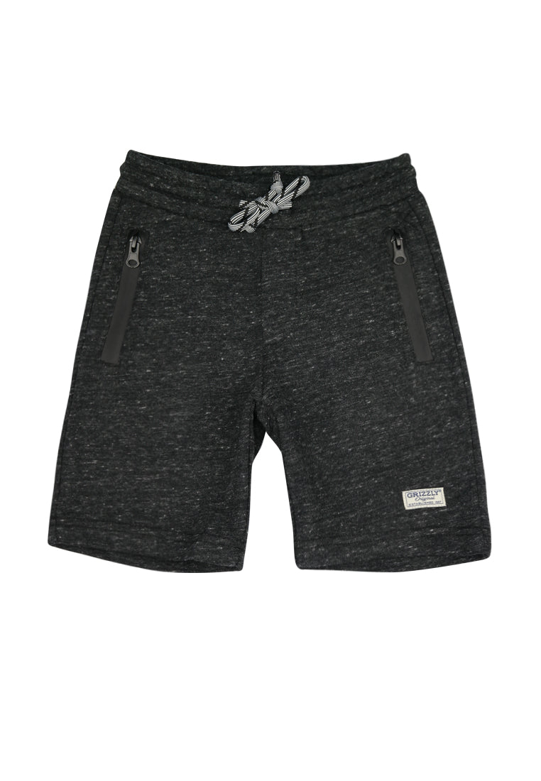 Terry Shorts w/ cord pocket w/ zipper & 1 patch pocket