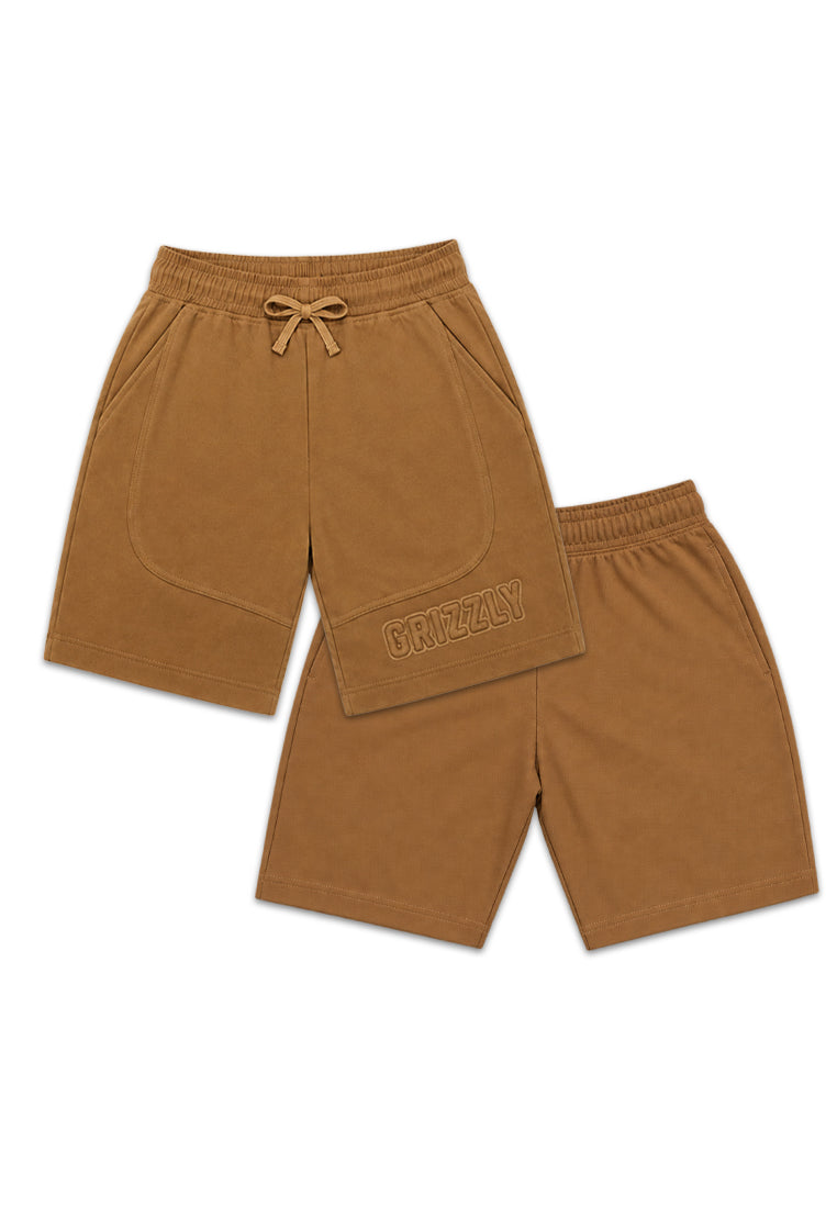 BOYS WAFFLE GARTERIZED SHORTS