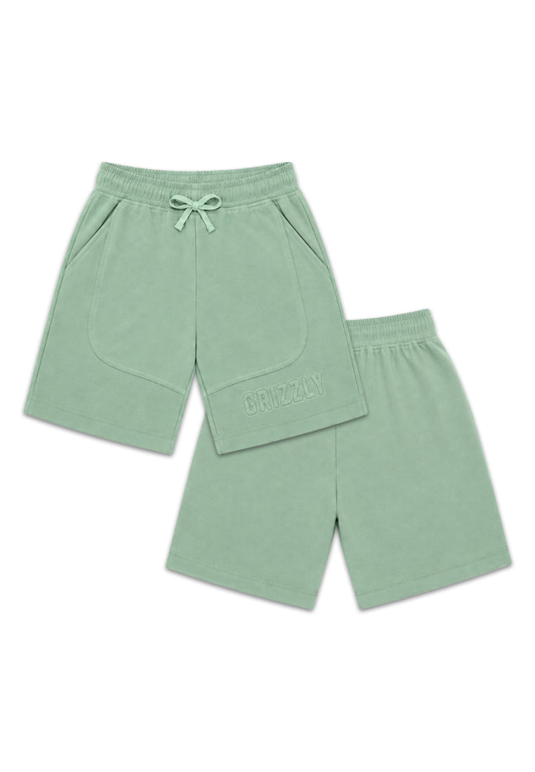 BOYS WAFFLE GARTERIZED SHORTS