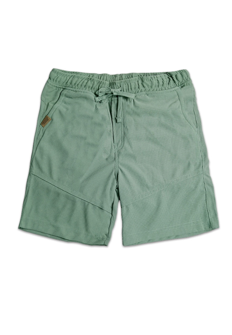BOYS GARTERIZED WAFFLE SHORTS