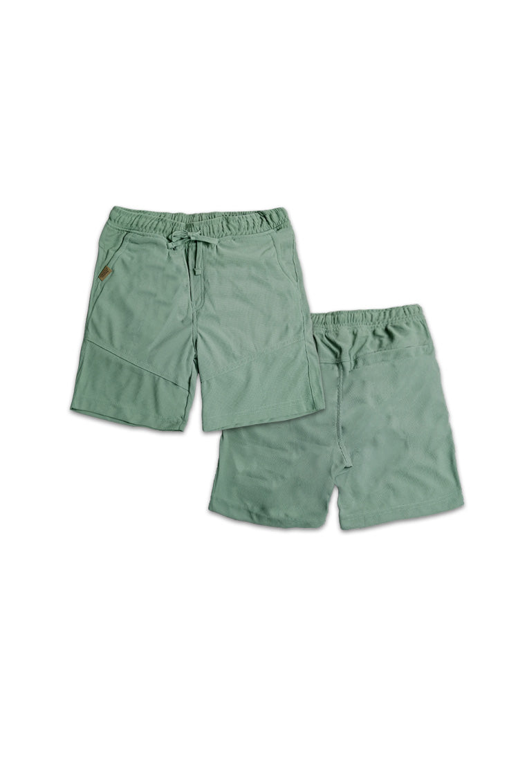 BOYS GARTERIZED WAFFLE SHORTS