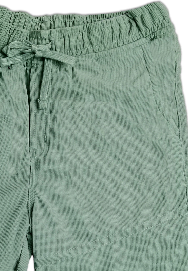 BOYS GARTERIZED WAFFLE SHORTS