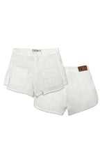 GIRLS TWILL CARGO SHORTS