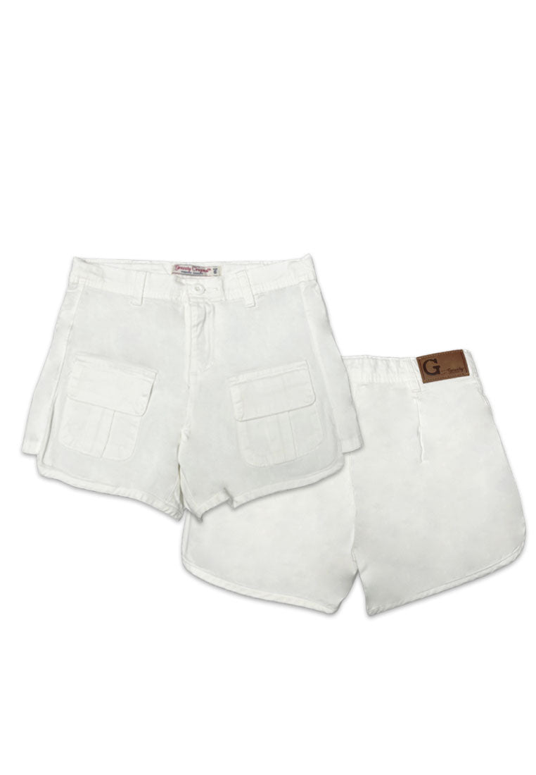 GIRLS TWILL CARGO SHORTS