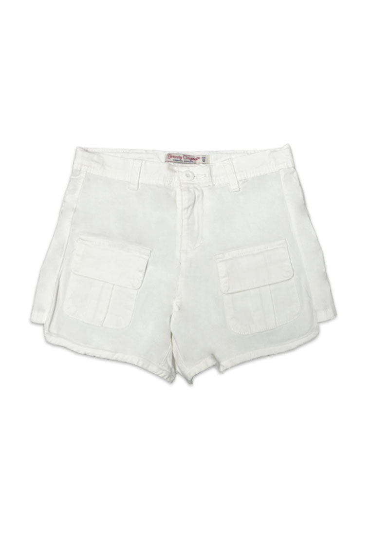 GIRLS TWILL CARGO SHORTS