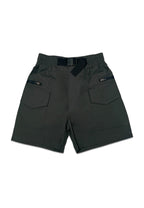 TODDLER BOYS GARTERIZED CARGO SHORT W/ STRAP BELT