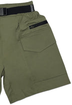 TODDLER BOYS GARTERIZED CARGO SHORT W/ STRAP BELT