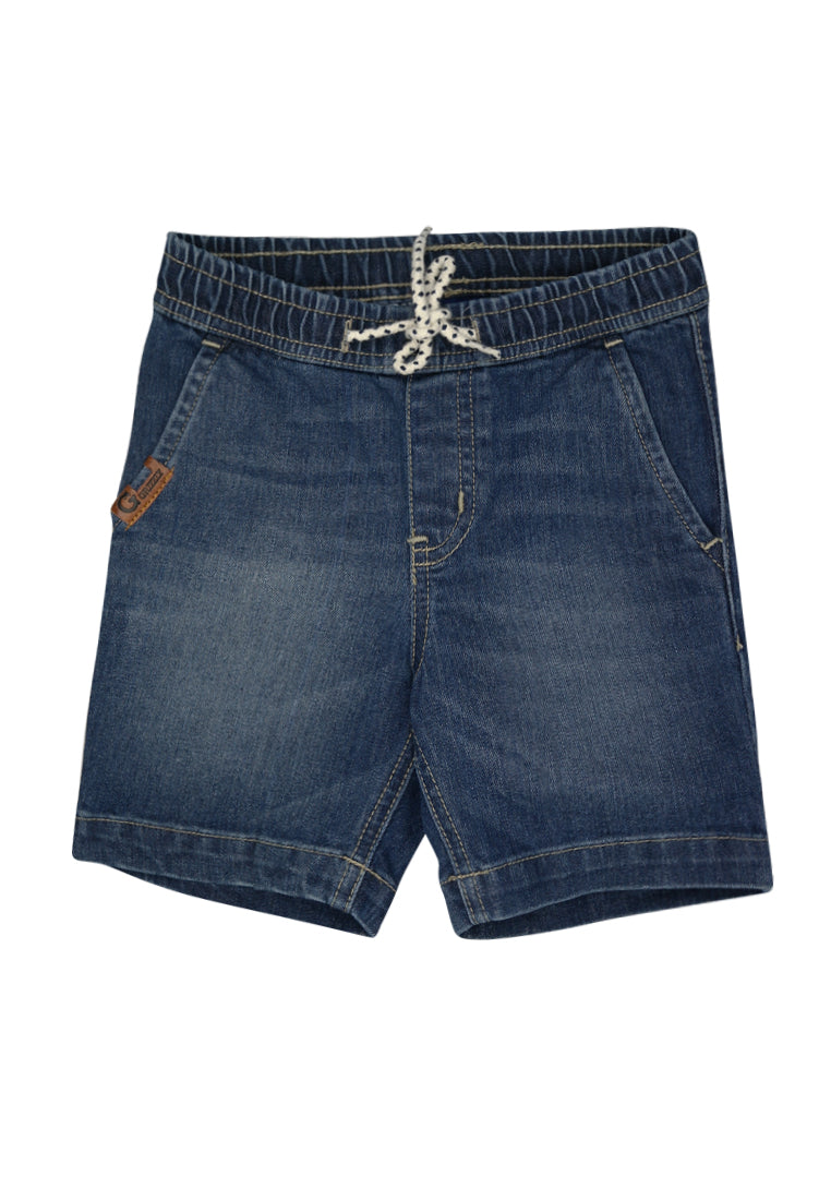 Garterized Denim Short Single Lip Welt