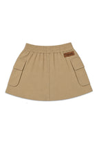 GIRLS TWILL GARTERIZED CARGO SKIRT