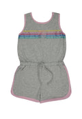 Sleeveless Romper Shorts w/ Flat w/ soft touch print
