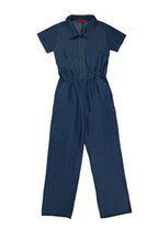 Shortsleeve Chambray Jumpsuit