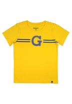 Round neck shortsleeve Tee w/ Emboissed Print