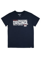 Round neck shortsleeve Tee w/ print