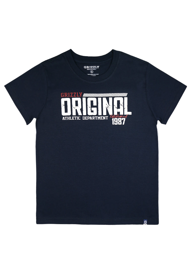 Round neck shortsleeve Tee w/ print