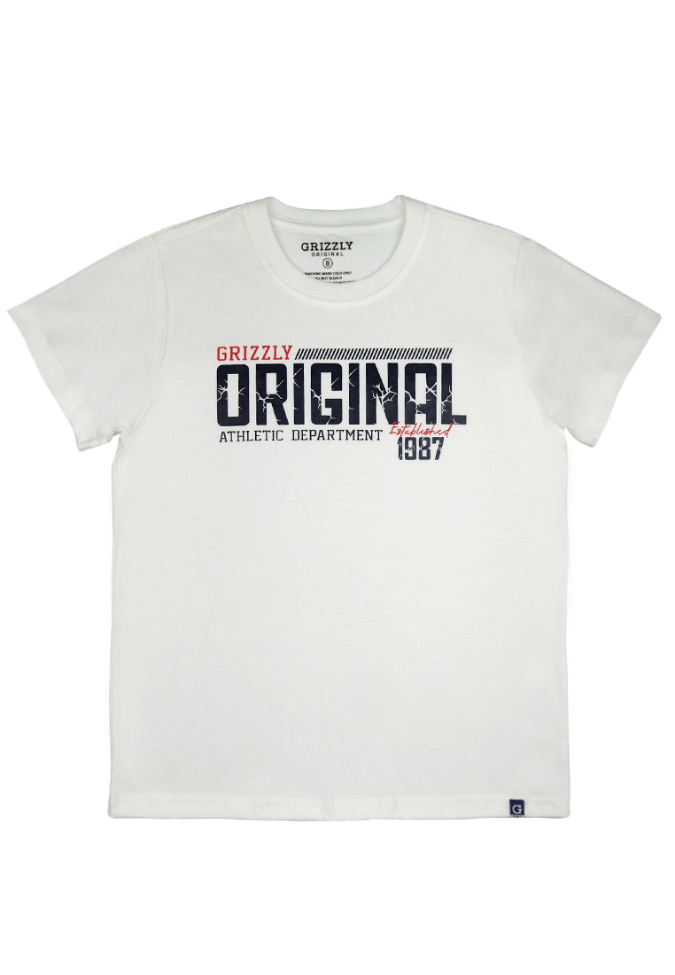 Round neck shortsleeve Tee w/ print