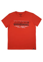 Round neck shortsleeve Tee w/ Print