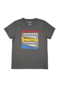 Round neck shortsleeve Tee w/ print