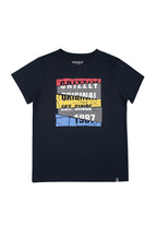 Round neck shortsleeve Tee w/ print