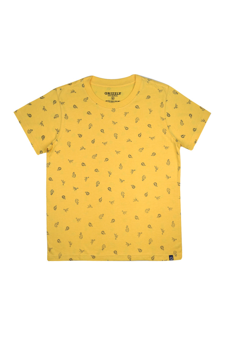 Round neck Shortsleeve Tee all over print
