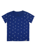 Round neck Shortsleeve Tee all over print